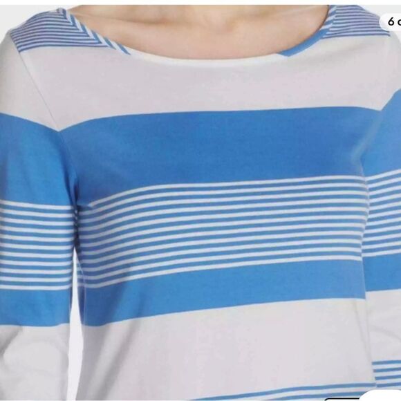 Lilly Pulitzer Marlowe Dress in Bay Blue Stripe - Picture 7 of 8